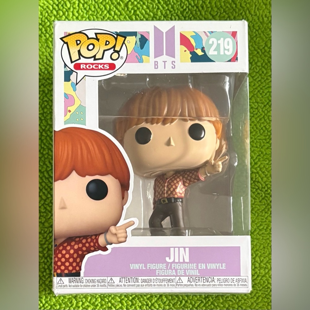 FUNKO POP!•ROCKS•DYNAMITE•BTS•#219•JIN.